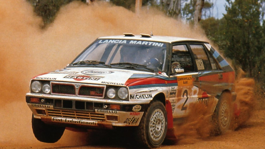 Lancia Delta HF Integrale Group A ralli aracı