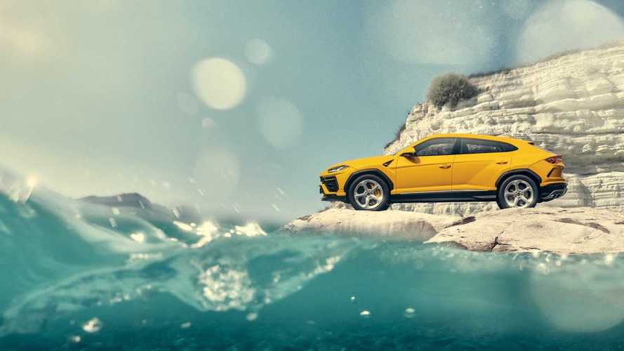 Lamborghini Urus scale model ad shows you can fake it till you make it