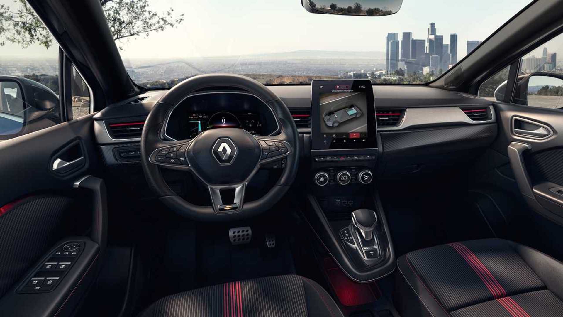 MTM Tappetini Moquette Per Renault Captur II (2020-) | Set 4 Pezzi, Battitacco Rinforzato, Bordo Antiscivolo, Made In Italy - 4