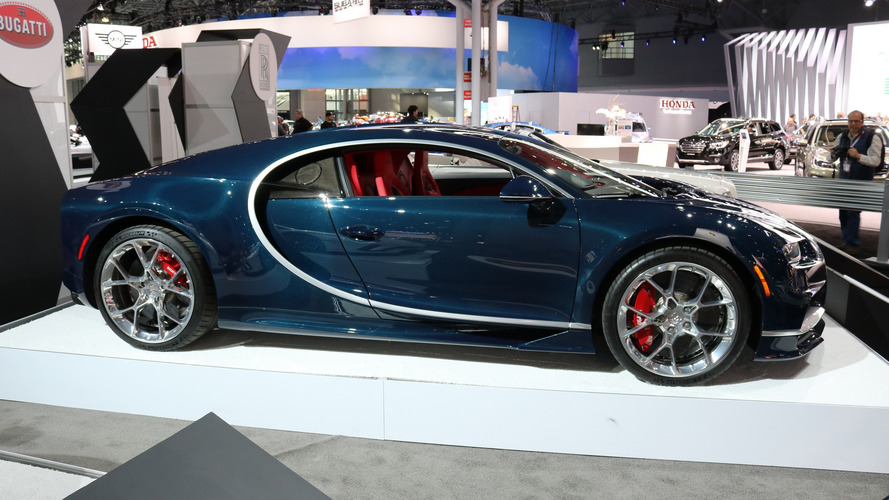 Bugatti Chiron U.S. Spec at 2017 New York Auto Show