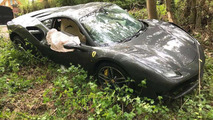 112 kilometrelik Ferrari 488 kazası