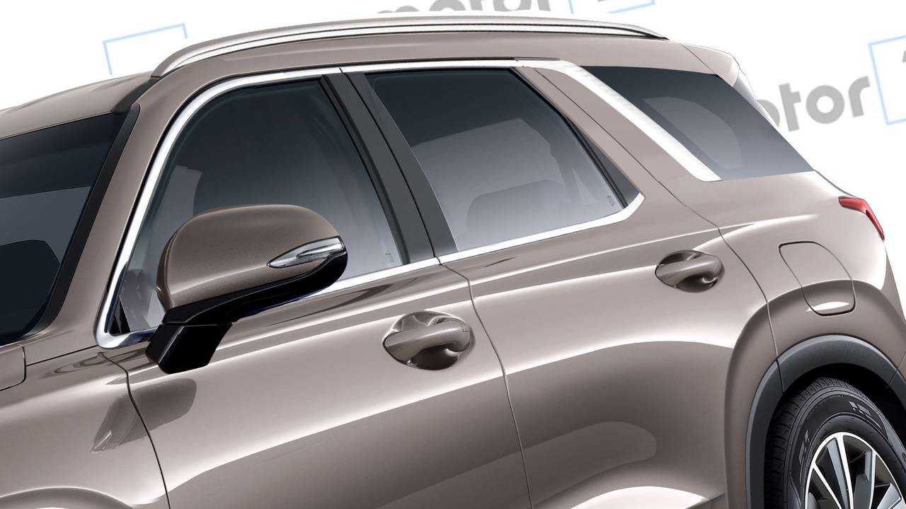 Hyundai Palisade, il rendering