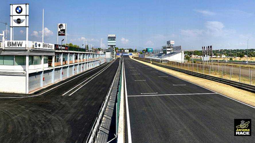 Reasfaltado del Circuito del Jarama