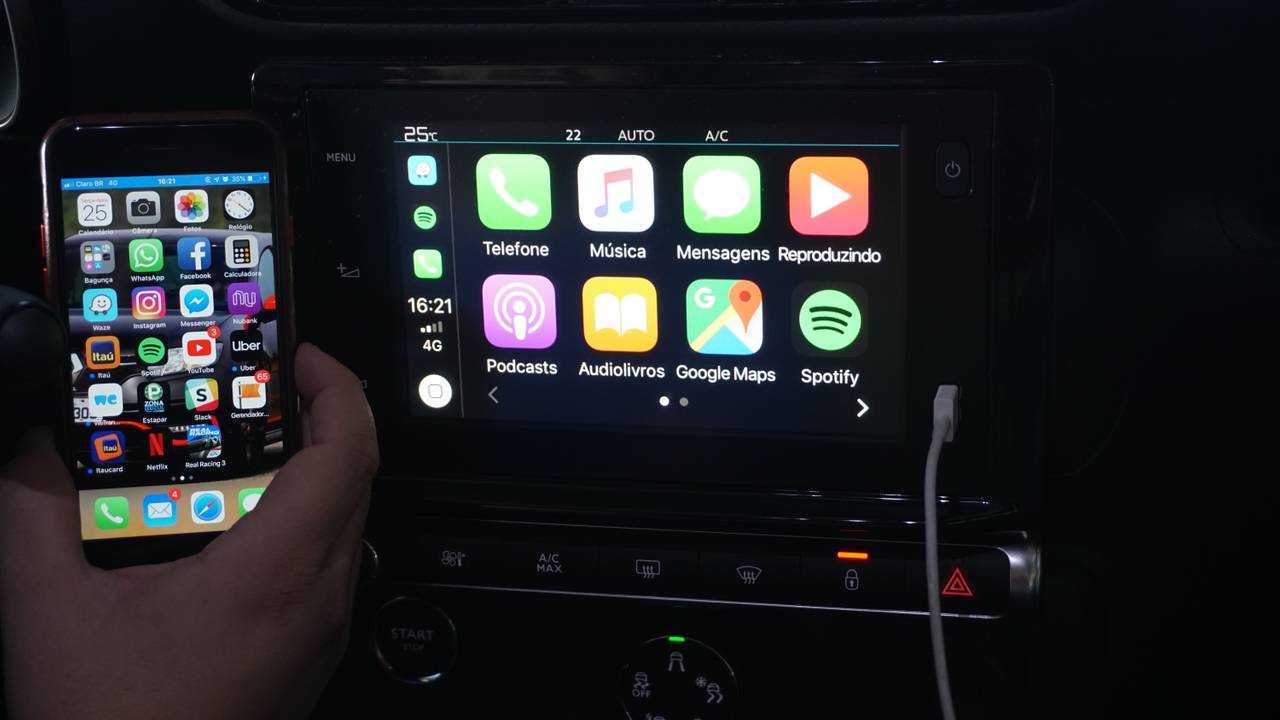 Waze e Google Maps no Apple CarPlay