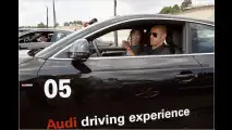 Star-Kicker fahren Audi