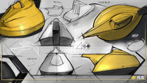 Renault Formula 1 Yellow Teapot