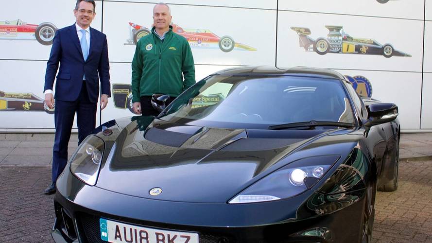 Une Lotus Evora pour Clive Chapman