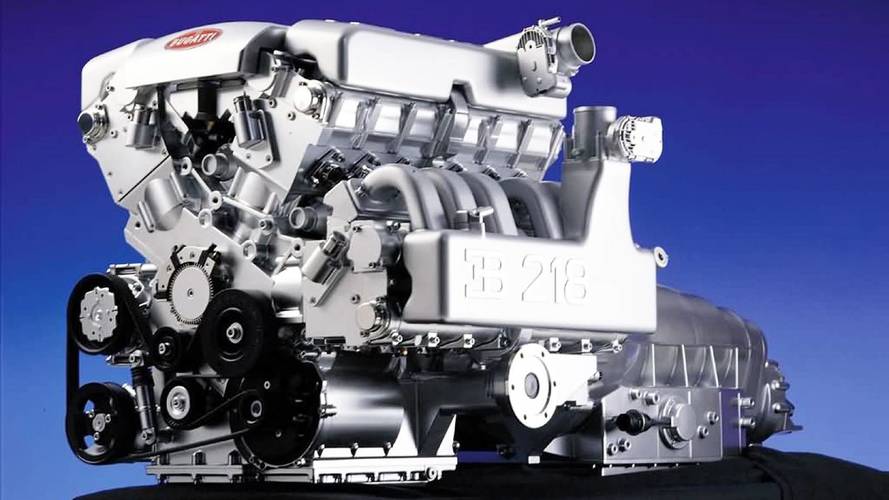 Bugatti W18 engine