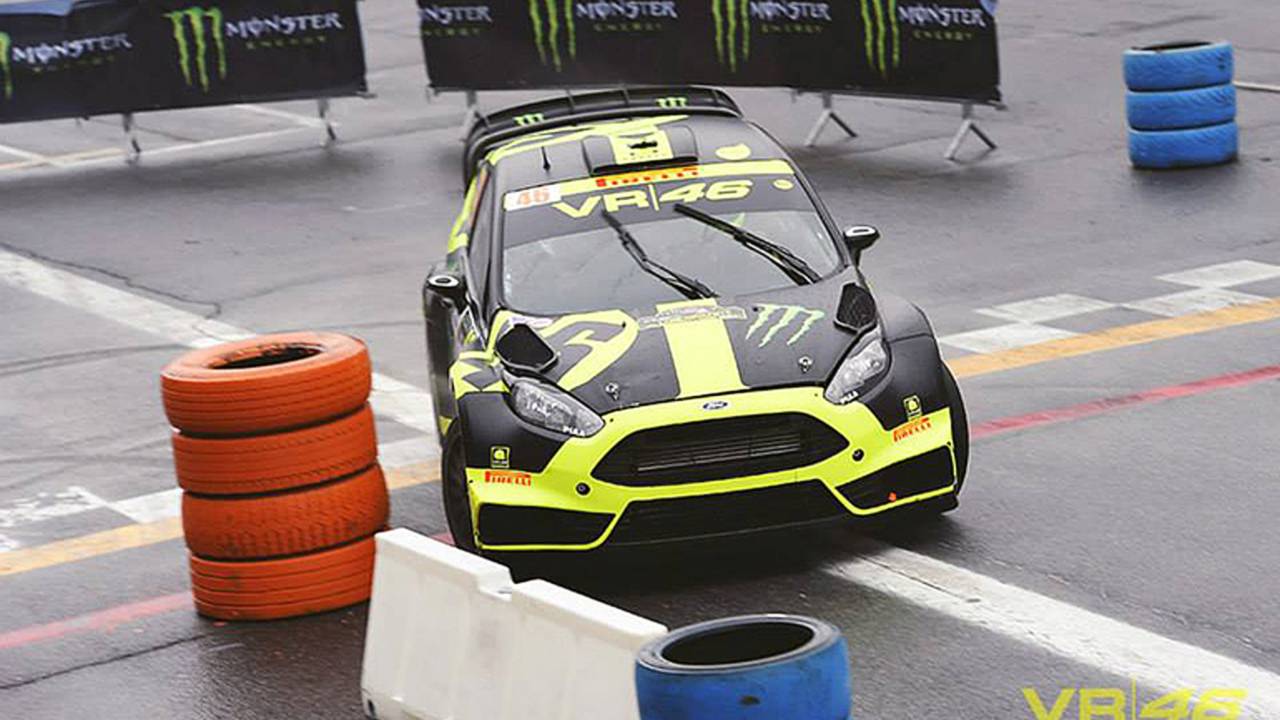 Valentino Rossi is Apparently a Badass on Four Wheels Too - Video