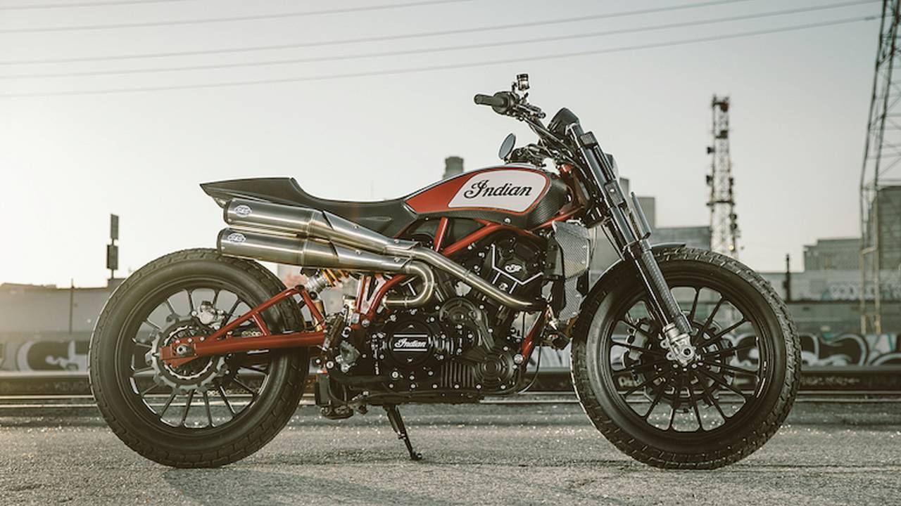 Indian Tortures Us All by Unveiling FTR1200 Custom