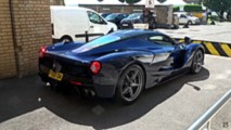Nick Mason LaFerrari Blu Pozzi at London Concours