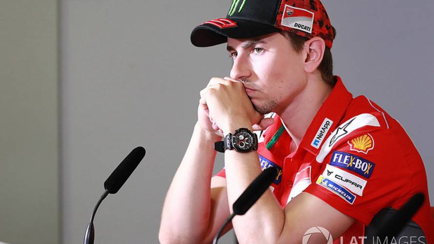 Jorge Lorenzo, en el GP de Cataluña 2018 de MotoGP