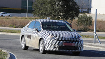 Citroen compact sedan spy photo