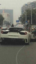 Mansory Ferrari 458 Siracusa crash in China
