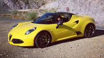 Production Alfa Romeo 4C Spider spy photo / autoblog.it