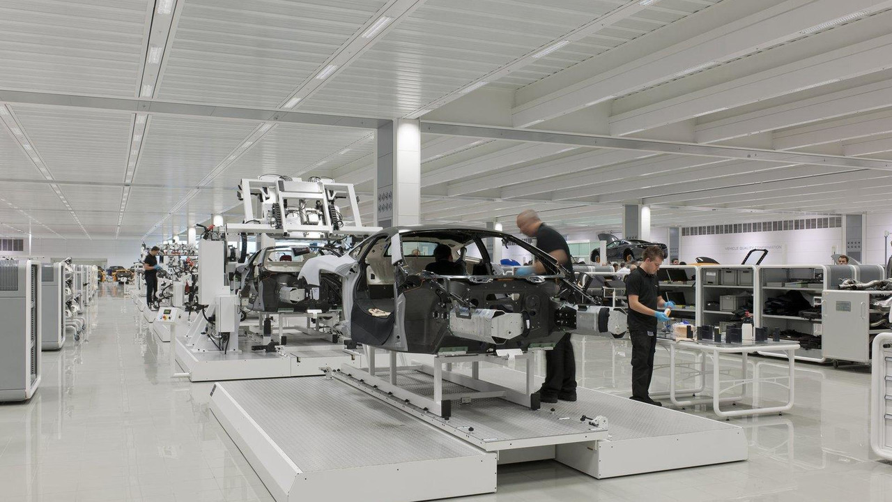 McLaren Production Center opening with prime minister David Cameron - 23.11.2011