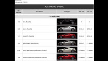 Alfa Romeo 4C, il listino