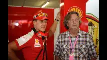 Eric Clapton con la Scuderia Ferrari