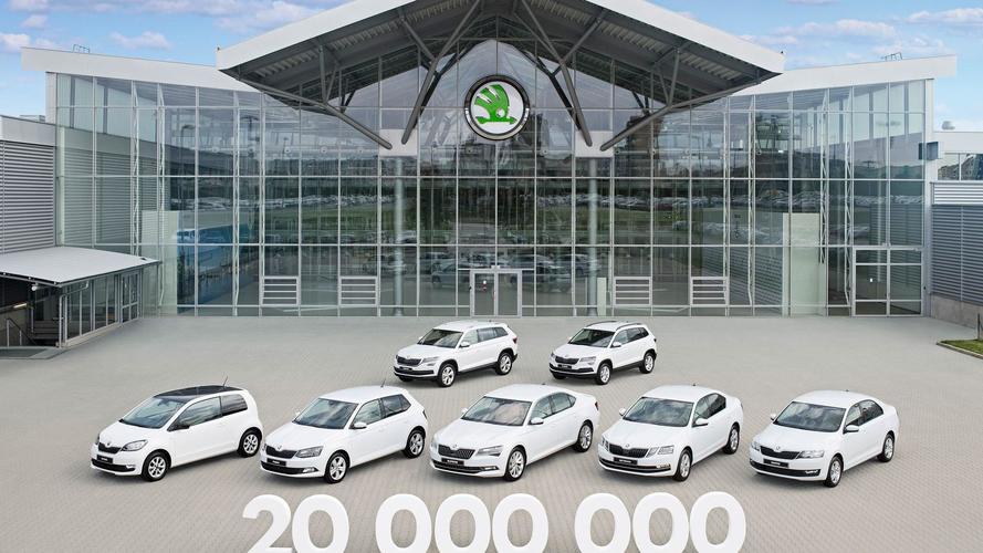 Skoda 20 milliomodik autó