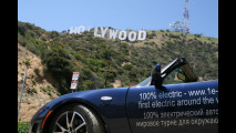 Record: il giro del mondo in Tesla Roadster