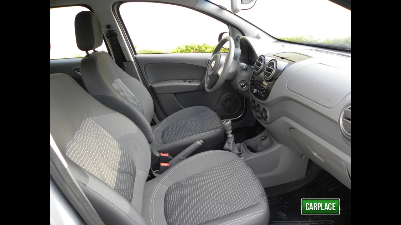 Garagem CARPLACE: Detalhes do acabamento interno do Novo Palio Attractive 1.0