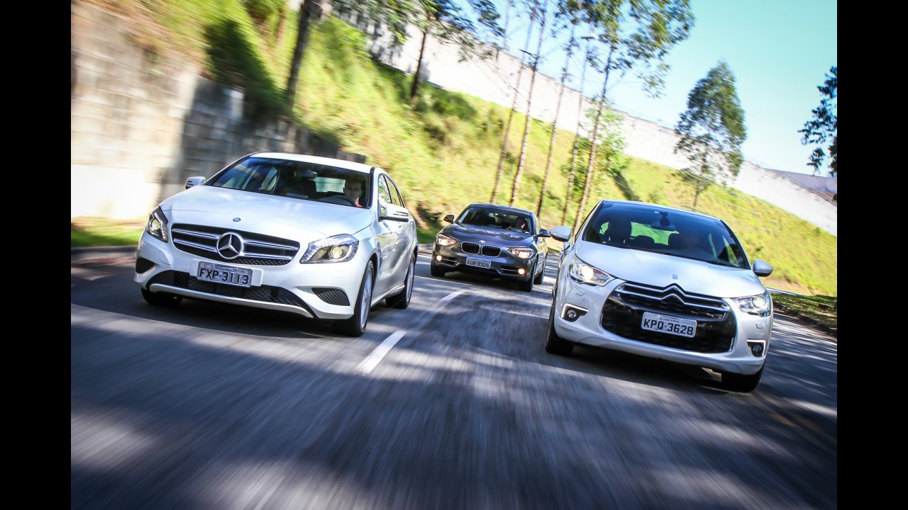 Teste: novo Mercedes Classe A encara BMW Série 1 e Citroën DS4