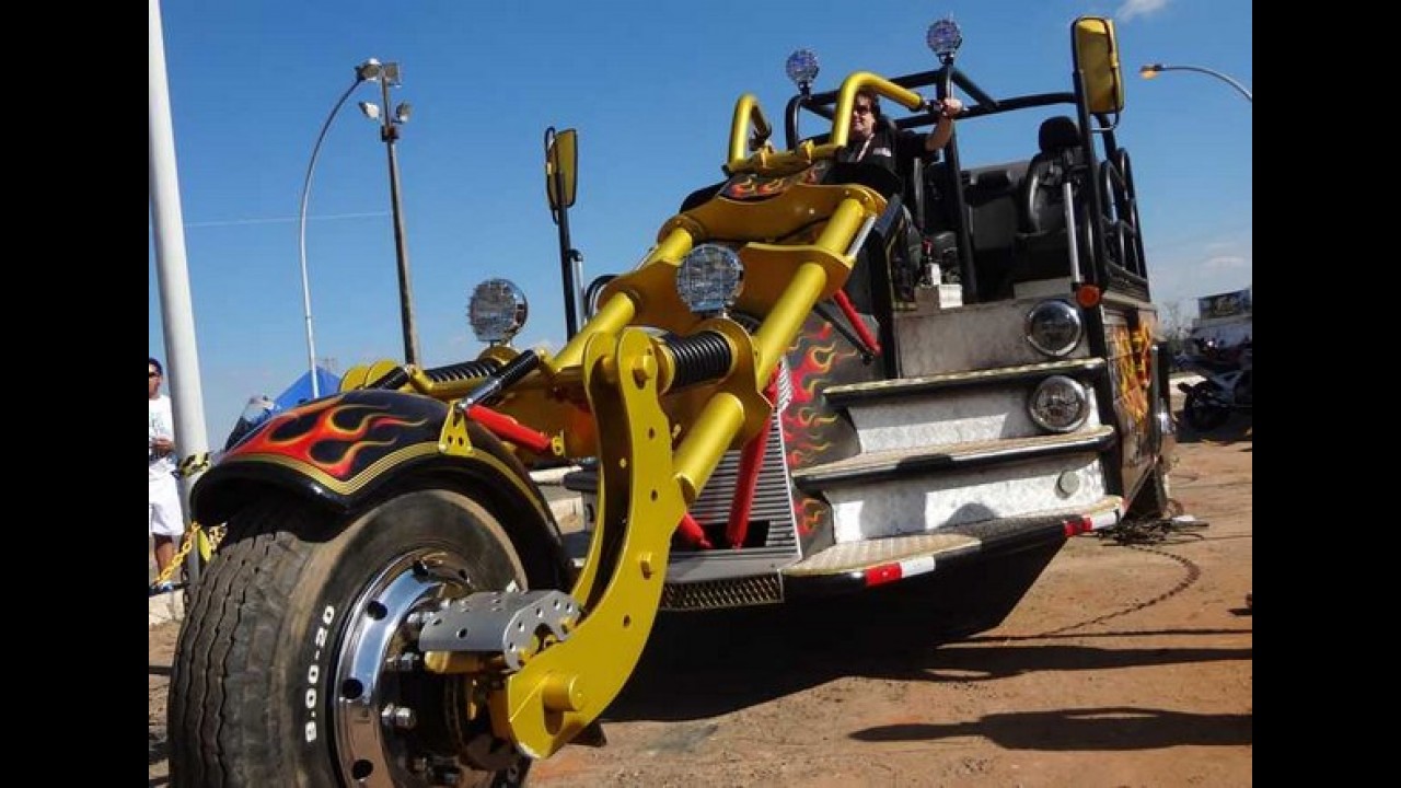 Salão Bike Show: com 9,2 m de comprimento, maior triciclo do mundo está no evento