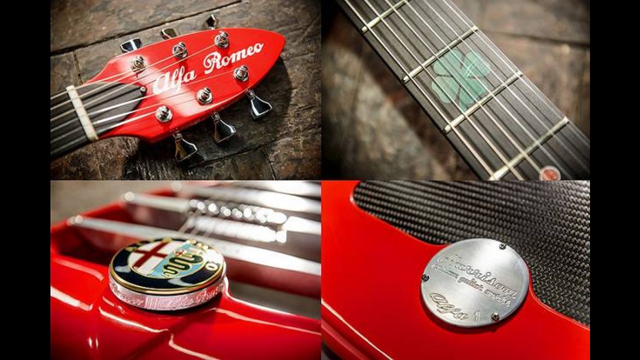 Exclusiva, guitarra inspirada na Alfa Romeo custa o equivalente a R$ 15 mil