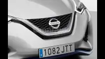 Nuova Nissan Leaf, il rendering