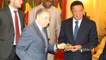 Jean Todt, Président de la FIA, avec le Président éthiopien Mulatu Teshome
