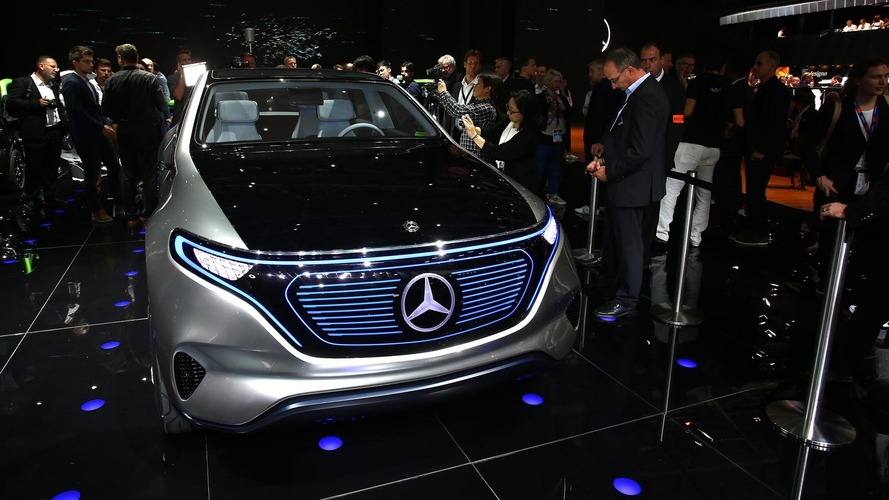 Mercedes Generation EQ concept live at 2016 Paris Motor Show
