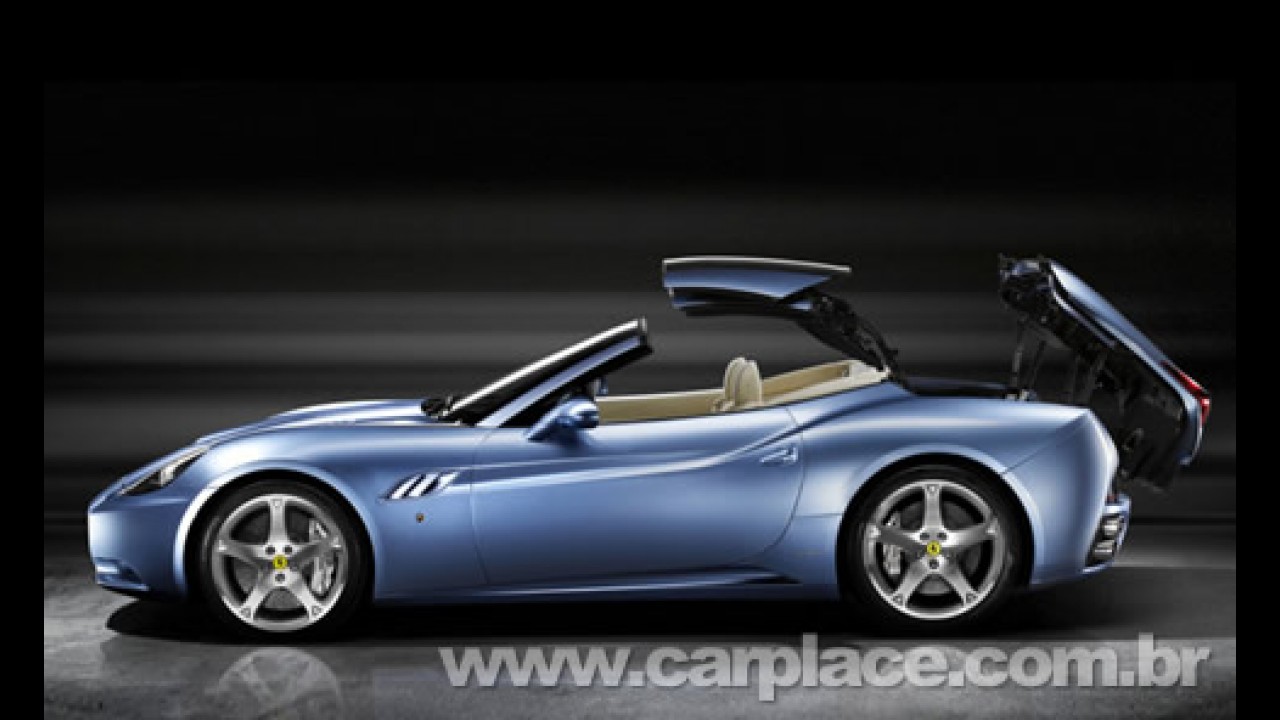 Ferrari mostra fotos oficiais da nova California com o teto rígido fechado