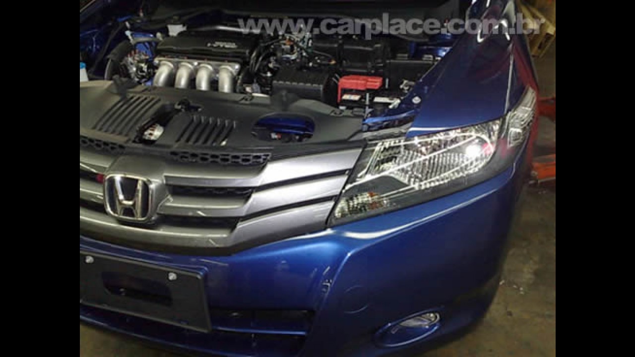 Novo Honda City - Novas fotos revelam detalhes do novo sedan derivado do Fit