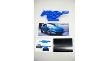 Ford Mustang Mach-E 3D-Printed Sculpture With All Accessories 
