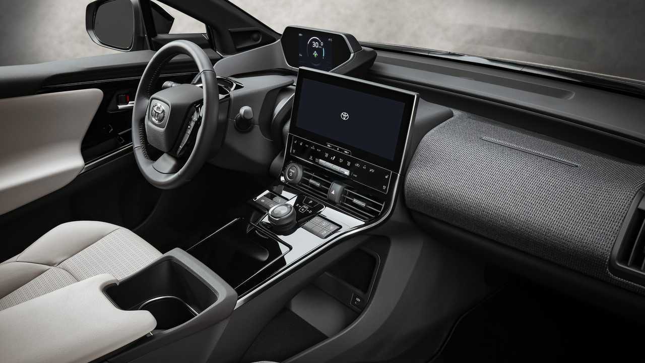 Toyota bZ4X North American Debut Interior Angled