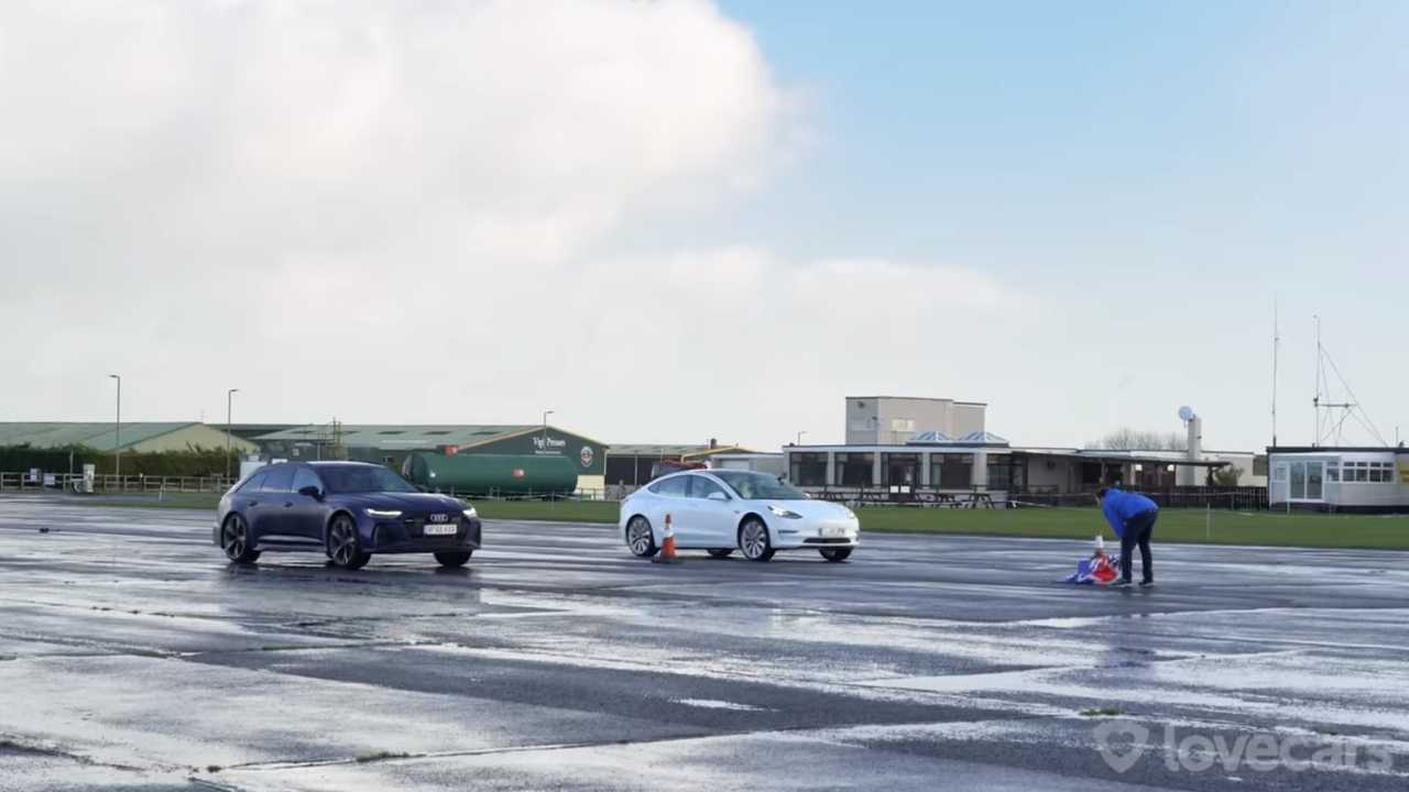 Audi RS6 vs Model 3 Performance