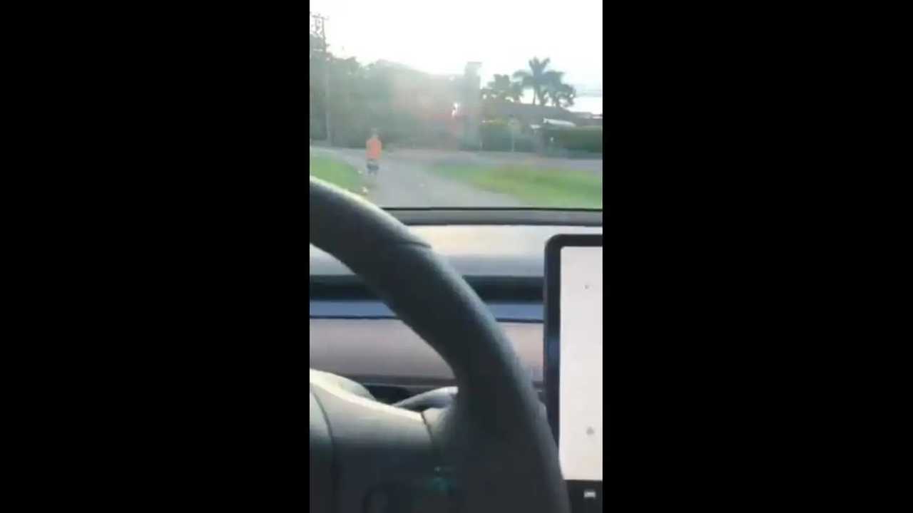 Is This Boy With An Orange Shirt A Traffic Cone? Tesla Autopilot Thinks So