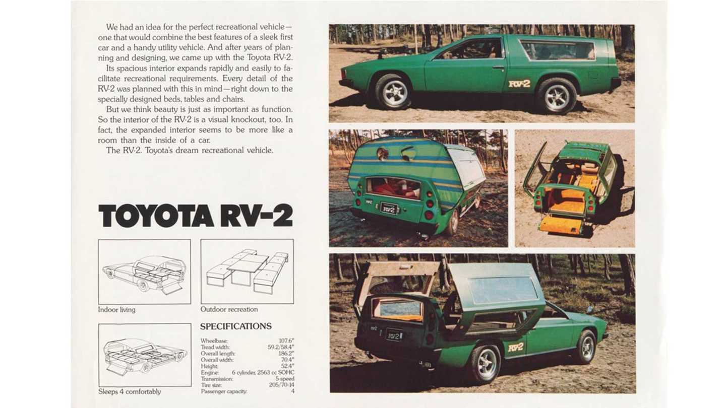 Cars Rv2 Prototipos olvidados: Toyota RV-2 (1972)