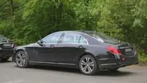 Mercedes S Class facelift spy photo
