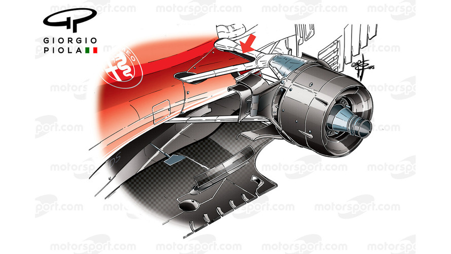 Ferrari SF16H brake duct, captioned, Canadian GP