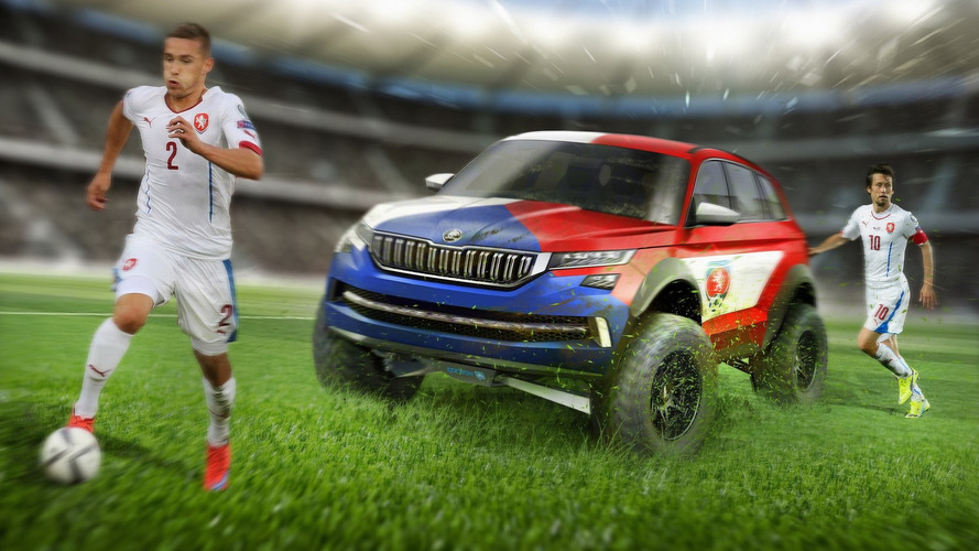 Euro 2016 teams get matching cars