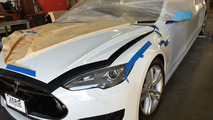 Tesla Model S stretched by Big Limos