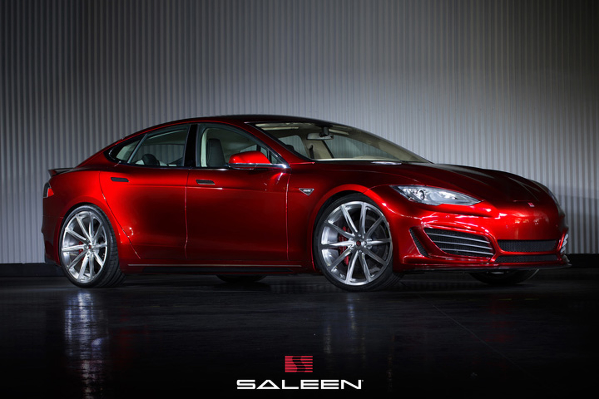 Saleen Overhauls Tesla Model S into FourSixteen: Pebble Beach