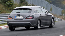 Mercedes-Benz CLA Shooting Brake facelift spy photo