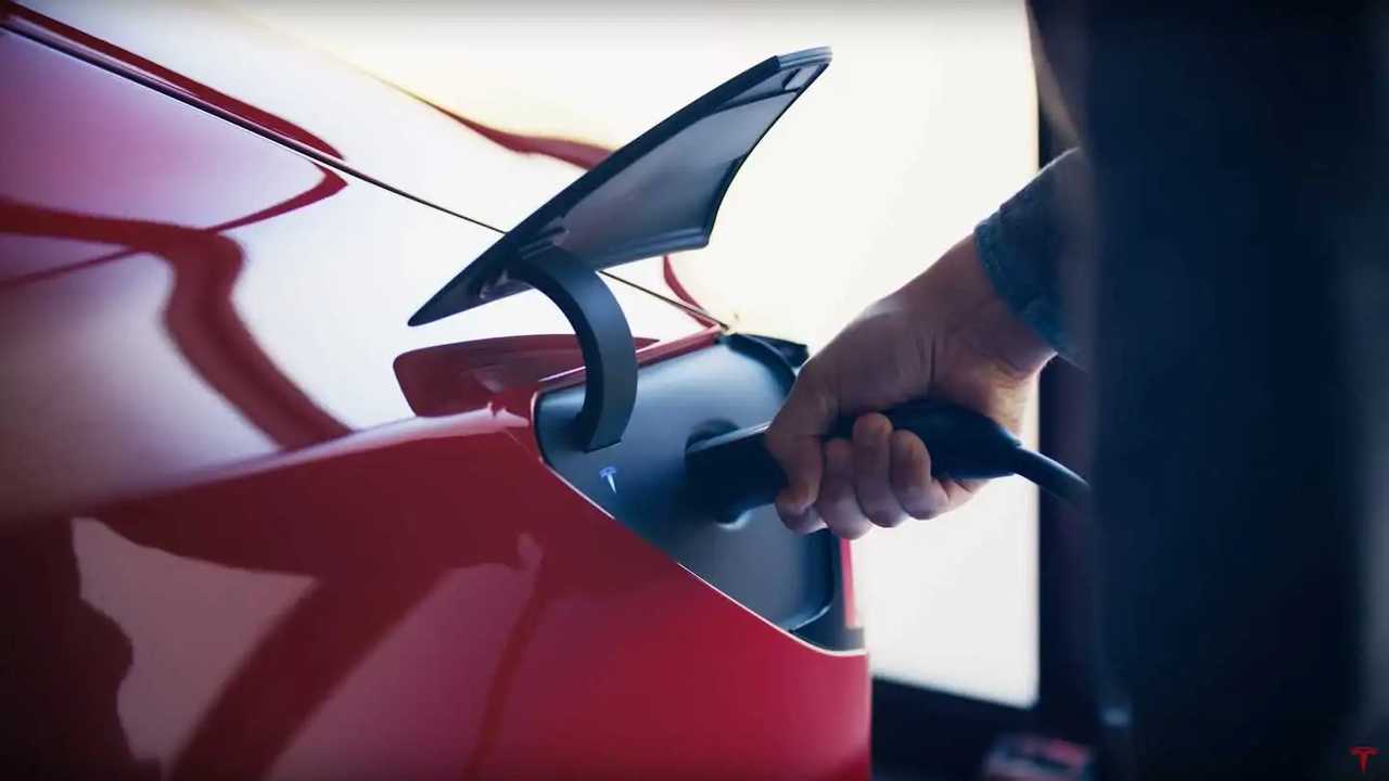 Tesla Model 3 charging