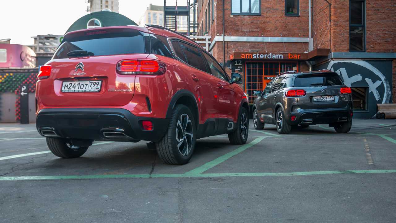 Citroen C5 Aircross test-drive in Moscow