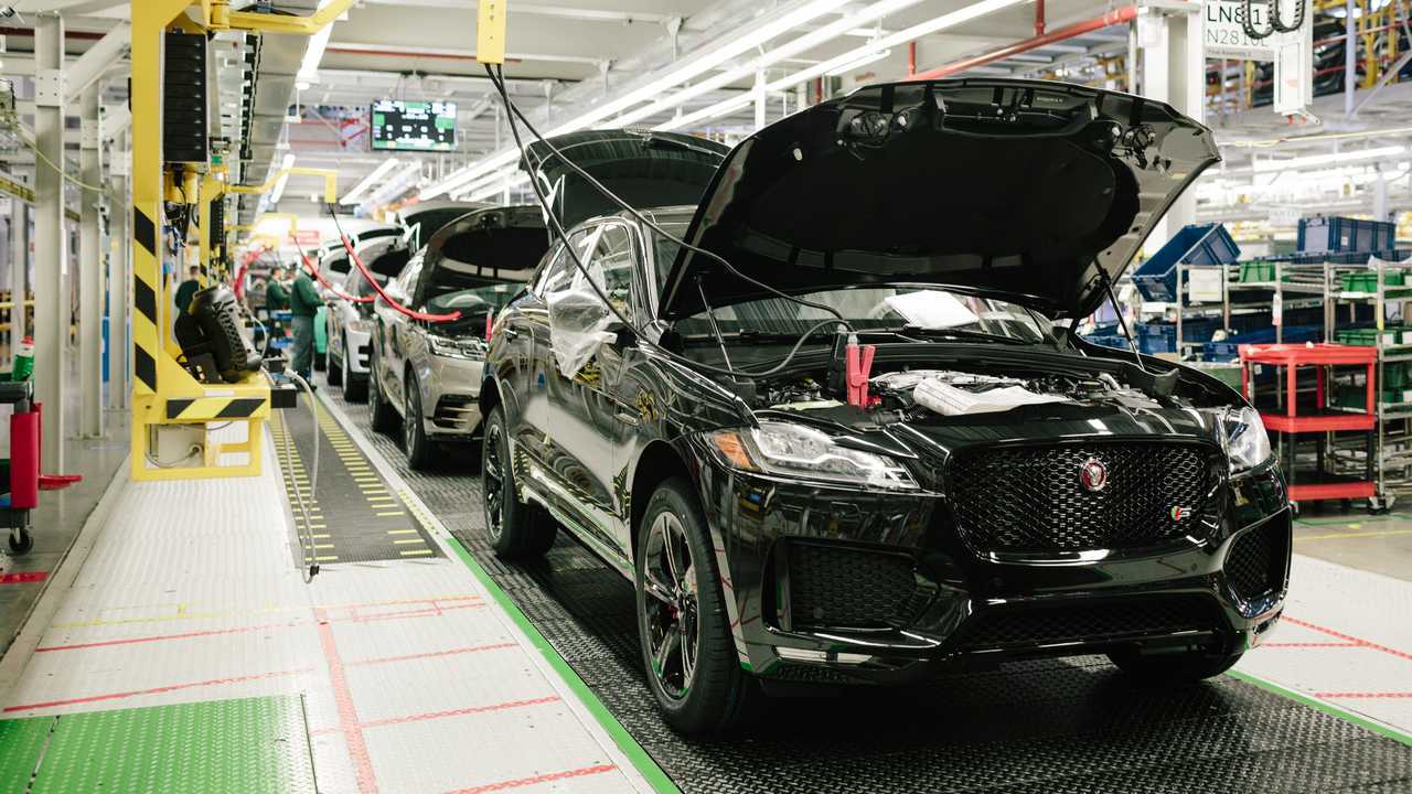 Jaguar F-Pace production at Solihull England