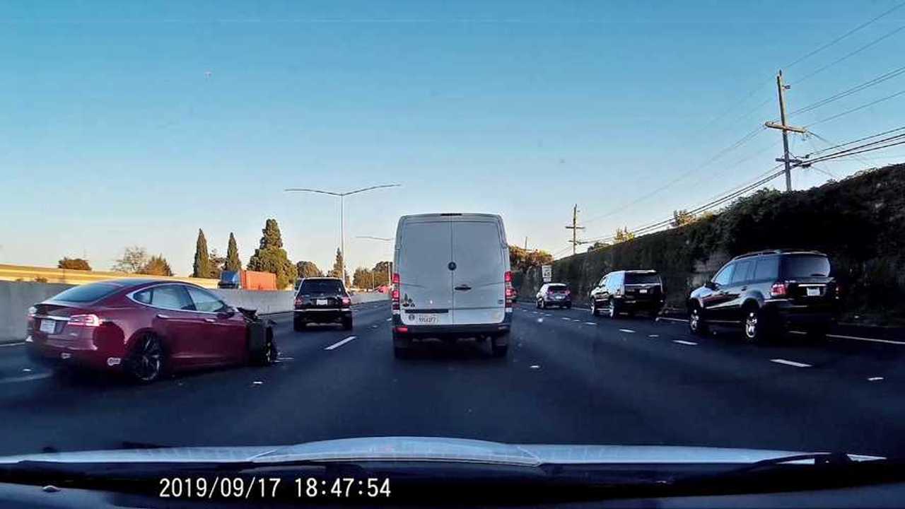 What Might Have Happened In This Accident With Two Tesla Model S?