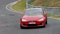 Tesla Model S Plaid Spied