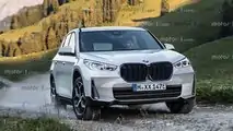 Nuova BMW X1 (2022), il render di Motor1.com